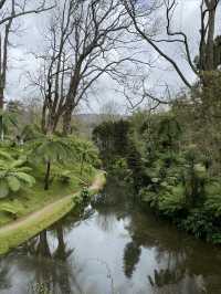 Beautiful hot spring town Furnas