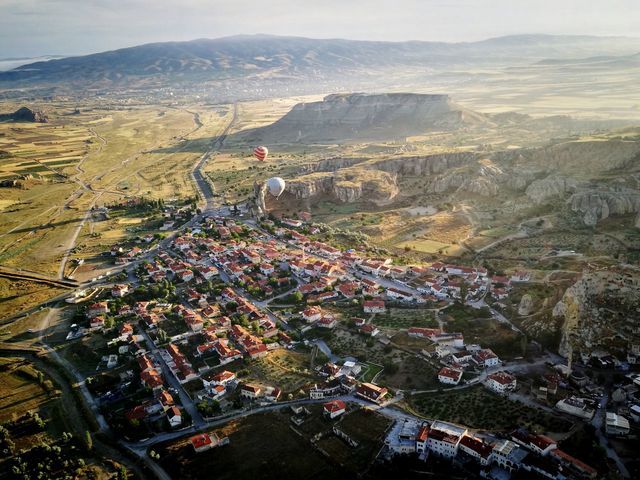 Turkish Journey Overlooking from Hot Air Balloon