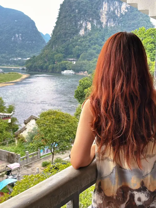 ยางโชว์ทริปครอบครัว | แนะนำโฮมสเตย์, ชมวิวสวยๆ ของแม่น้ำลี่จากที่นี่～