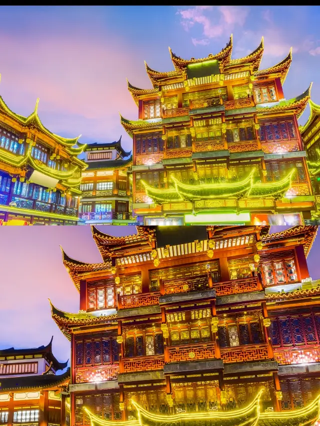 Visit old houses, temples, and streets in Shanghai - the City God Temple