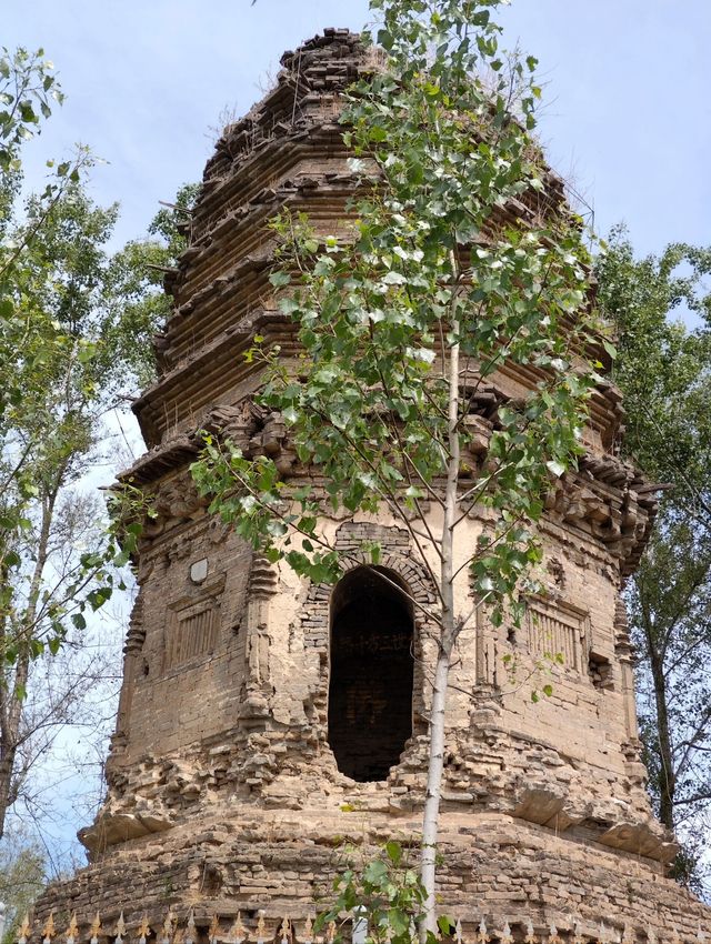 涿州•永安寺塔，少見未大修保持原樣的遼塔