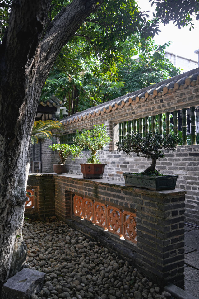 廣州鬧市裡免費小眾嶺南園林，藝術氛圍濃厚。