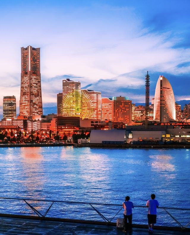 橫濱未來港真的美到極致。
