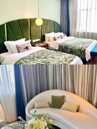 沂水崮水間主題酒店，入住體驗很不錯，比較推薦！。