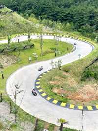 釜山小眾景點【高空纜車＋斜坡滑車】。