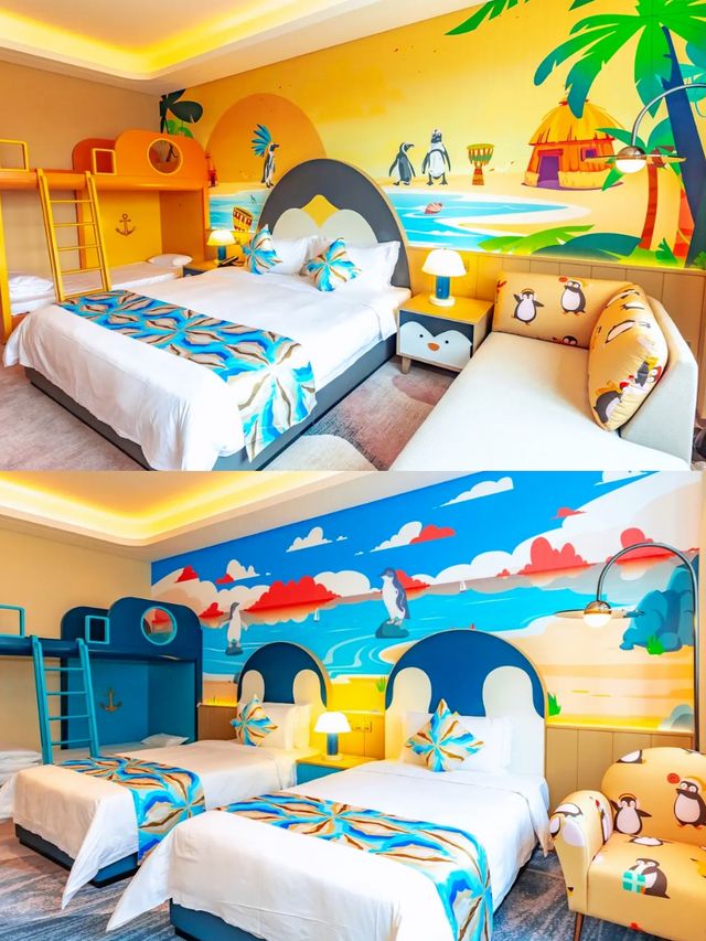 住進海昌企鵝酒店，開啟夢幻親子之旅