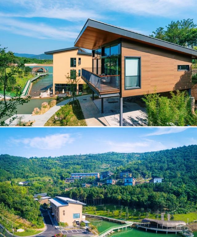 每扇窗都是山水油畫！長興山野樹屋別墅酒店