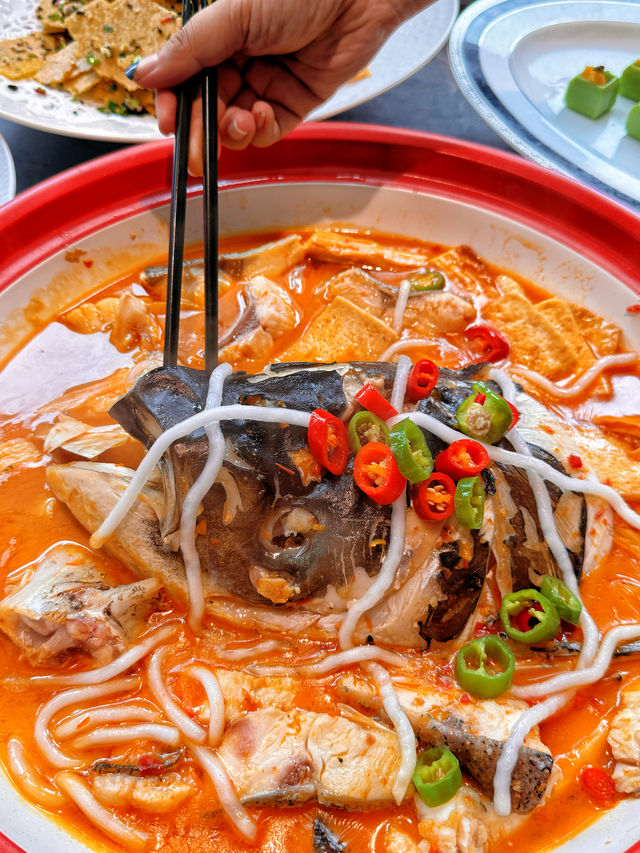 果然係千島湖魚頭，食落真係過癮