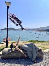 威海旅遊寶藏拍照打卡點同貝殼沙灘🩵