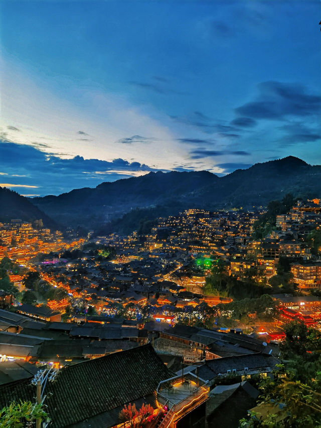 貴州千戶苗寨夜景