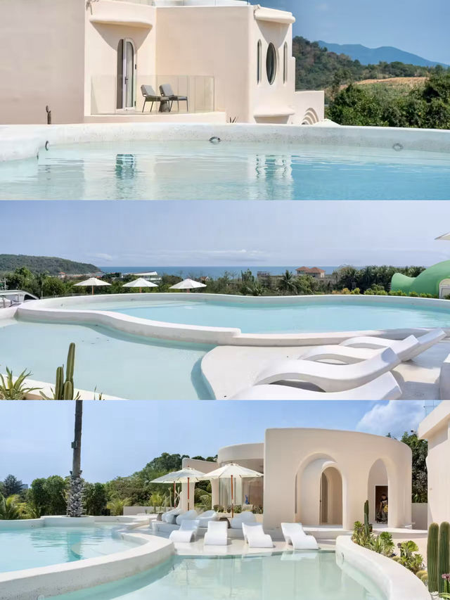 在萬寧挖到「聖托里尼平替」！這民宿真的不是國外啊喂！