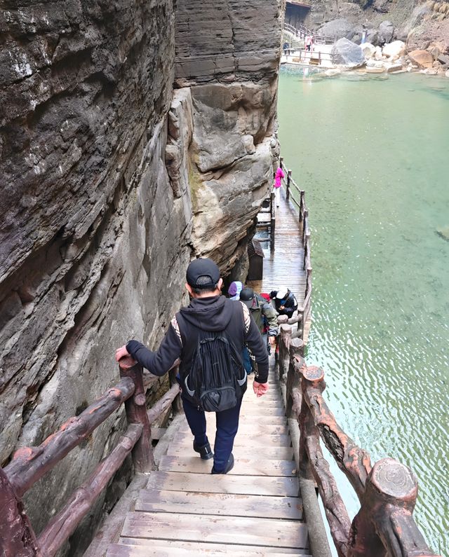 抬頭便是銀河落九天雲台山泉瀑峽