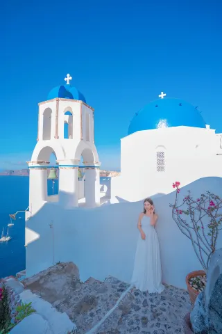 Santorini Couples Photoshoot｜Greece Travel Photography