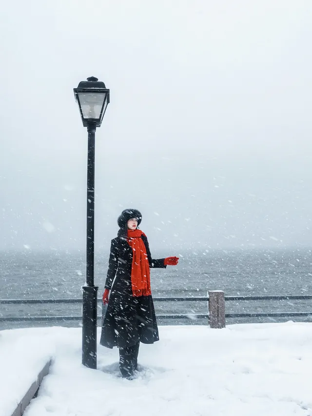 下雪的威海氛圍感絕了 下雪的威海氛圍感絕了