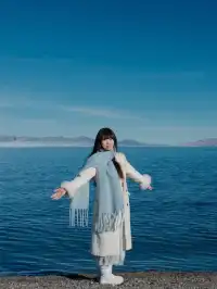 想跟賽里木湖說謝謝🫧人生照片有了！