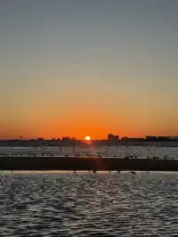 日落，是天空寫給秦皇島的溫柔啊