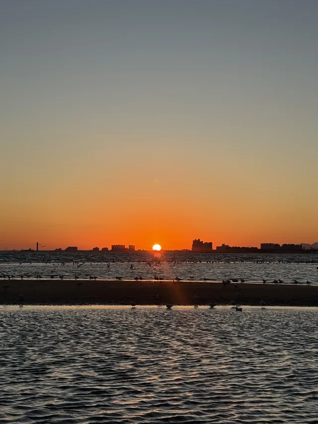 日落，是天空寫給秦皇島的溫柔啊