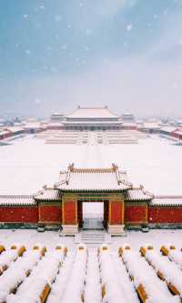 北京初雪故宮千年限定雪景!不要錯過