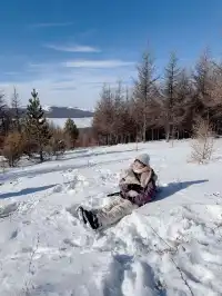 人,下雪天世界就變成了童話