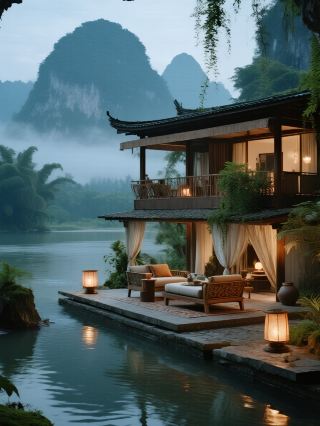 Nestled amidst the Wuyi Mountains and waters, a boat journey leads to your accommodation! Experience a winter in Jiangnan as described by Zhu Xi with your children.