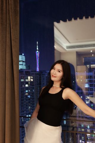 Guangzhou Zhujiang New Town CBD | The "Canton Tower" outside the window is so soothing
