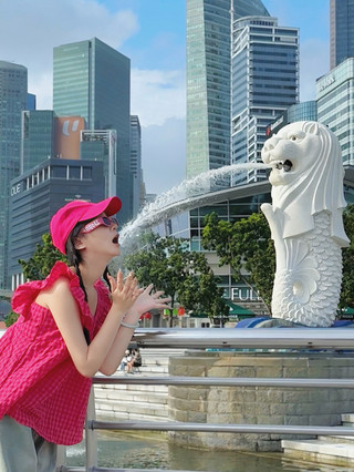 Captured the photo of a lifetime in Singapore～