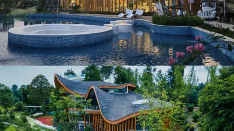Cloud Top Art B&B is an art B&B located on the mountaintop of Chaoyang Lake Town, Pujiang, Chengdu, known as "a paradise in the clouds 1". Key Features: -  — traveler post in Pujiang
