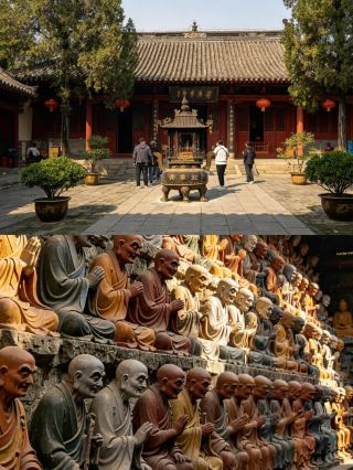 一樹跨越四千年，古寺藏秋，落葉鋪金，赴一場千年銀杏之約