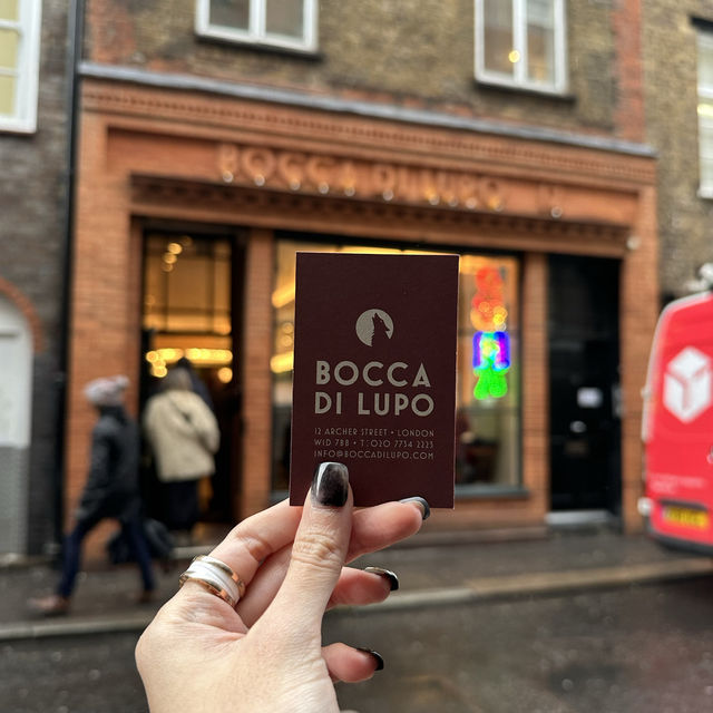 Bocca Di Lupo - Italian food worth the money