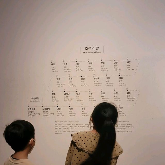국내 최고의 역사박물관에서의 실내 데이트💕