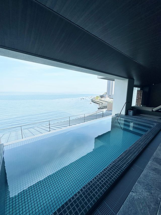日本別府Amane Resort Seikai 套房內享受獨立溫泉游泳按摩池