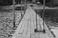 Singapore's Wooden Jetty