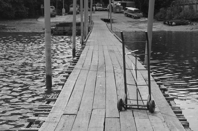 Singapore's Wooden Jetty