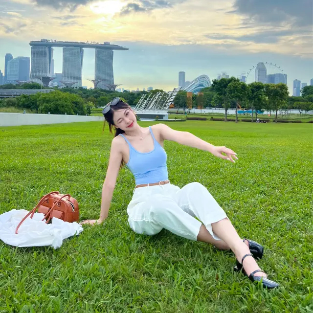 จุดถ่ายรูป Marina barrage สิงคโปร์ 