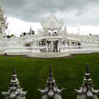 Dazzling White Temple in Chiangrai