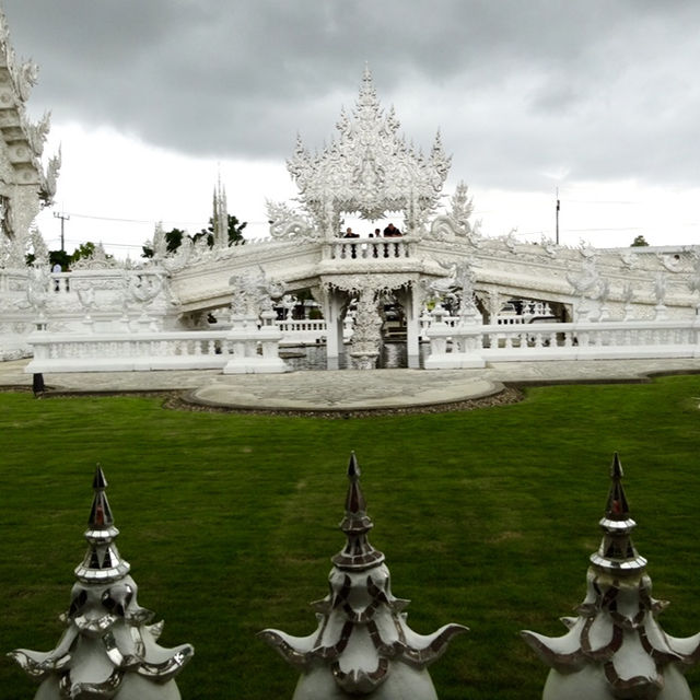 Dazzling White Temple in Chiangrai