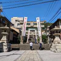 【諏訪神社】１０月７日から９日までの３日間［長崎くんち］が奉納される…凄い階段が有る神社。