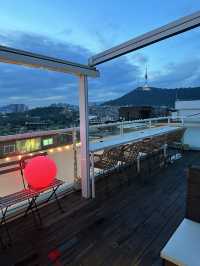 🇰🇷韓国 / ソウル 絶景✨南山タワーの見えるルーフトップBar🍷