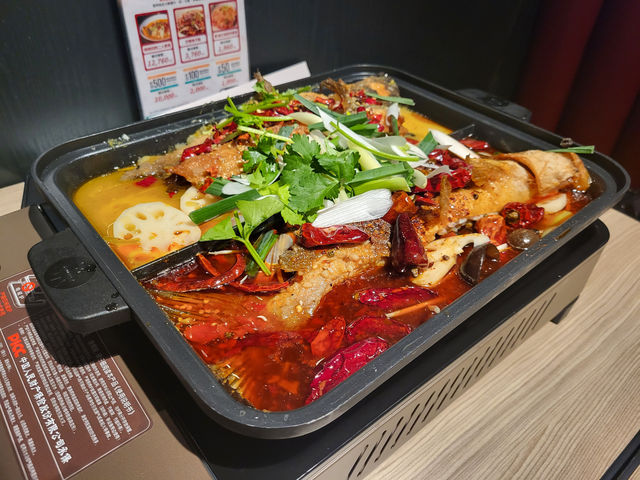 試試新Menu,, 辣辣烤魚