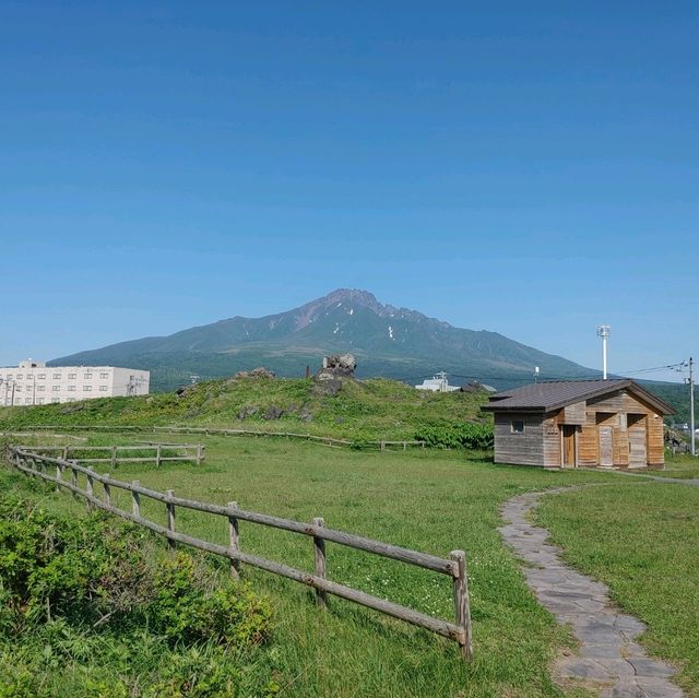 利尻島　沓形岬公園でキャンプ！　