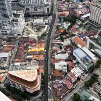 ชมวิวเมืองบนตึก Komtar ตึกที่สูงที่สุดในปีนัง