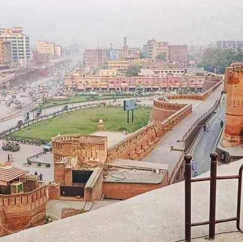 The Balahisar Fort - Wall against invaders from Afghanistan 