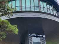 춘천시내를 다 볼 수 있는 전망대 커피숍.. 전용 엘레베이터를 갖춘 이디야 "EDIYA"