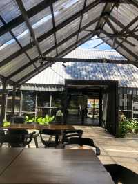 aesthetic cafe by the lake in sepang