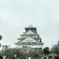 The castle of Osaka