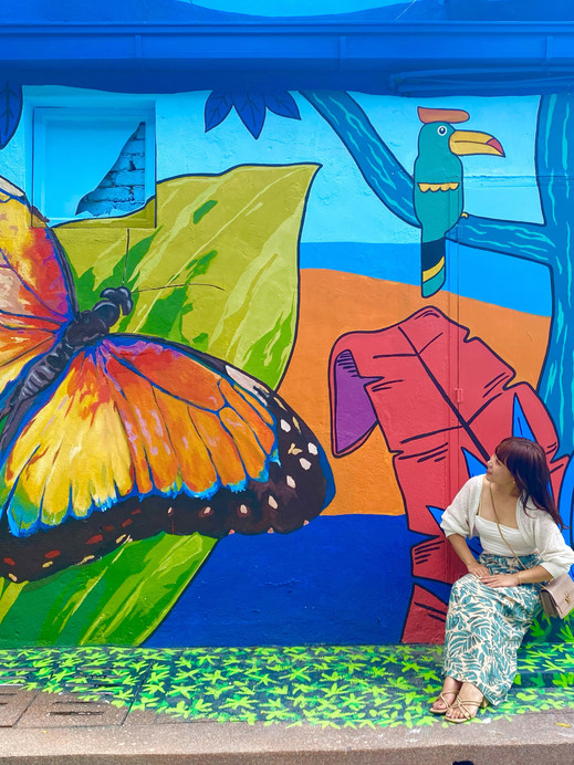 マレーシア】街中カラフルなアートストリート🇲🇾🎨🌈(Kuala Lumpur
