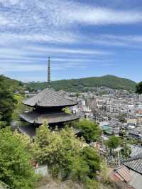 広島　尾道の長い階段の先にある絶景🍁
