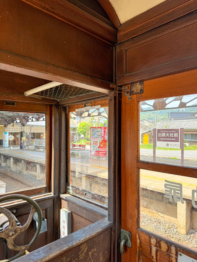 【島根】レトロ可愛い🩷 🚉【出雲大社駅前駅】🚉と一畑鉄道