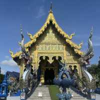 วัดสีน้ำเงิน วัดร่องเสือเต้น จ.เชียงราย