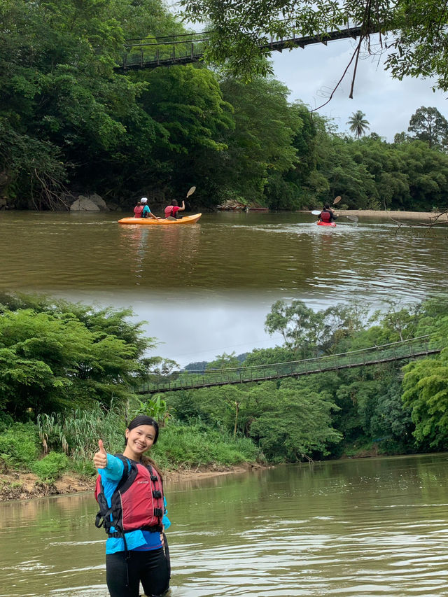 Kayaking Through Kampung Semadang: A Refreshing River Adventure Near Kuching